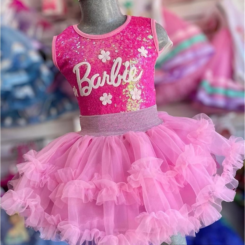 Pink Barbie Tutu Dress
